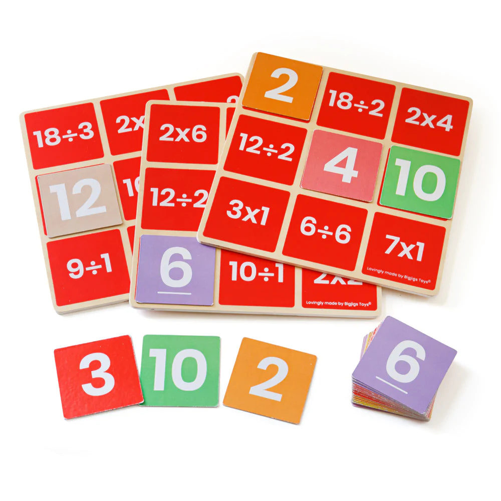 Bigjigs Maths Bingo - Multiply & Divide – The Dyslexia Shop