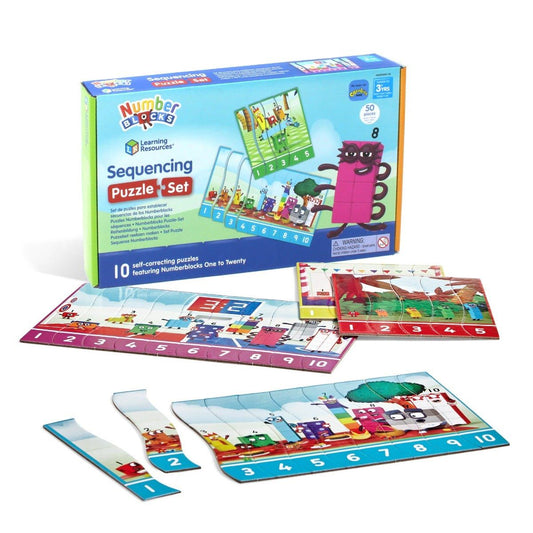 Numberblocks Sequencing Puzzle Set