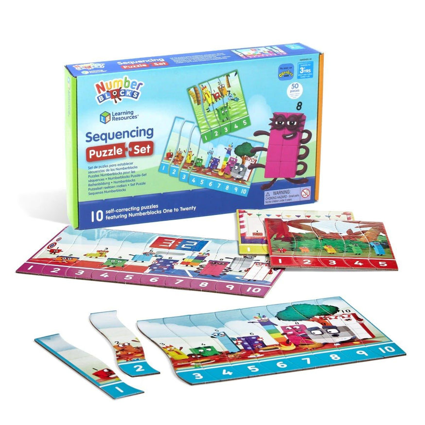 Numberblocks Sequencing Puzzle Set – The Dyslexia Shop