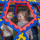 XL Polydron Geo Dome – 62-Piece Large-Scale Geometric Construction Set for Collaborative Play