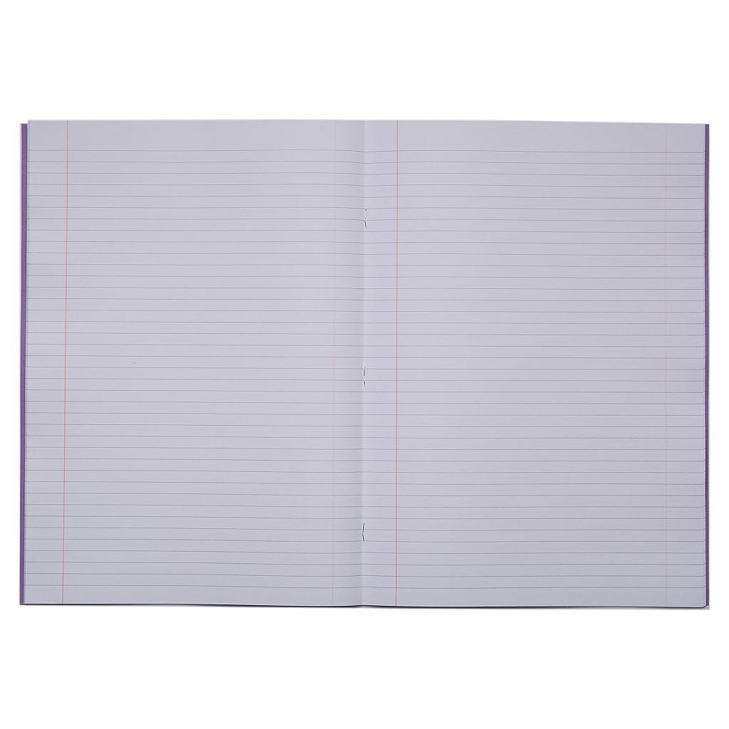 RHINO A4+ 13 x 9 Oversized Exercise Book - 8MM Lined W/ Margin |80pg/10pk