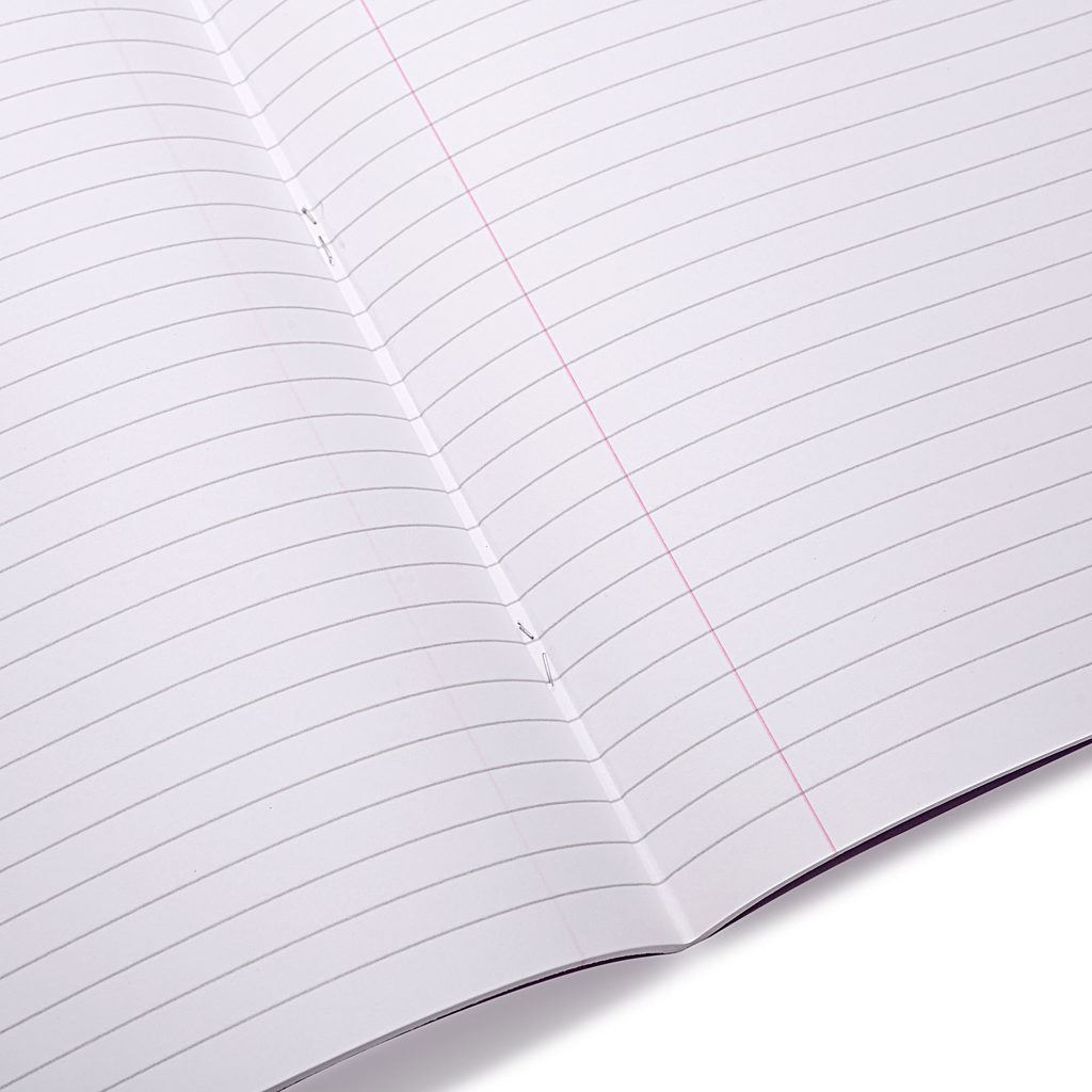 RHINO A4 Exercise Book - 8mm Lined + Margin | 80pg/10pk