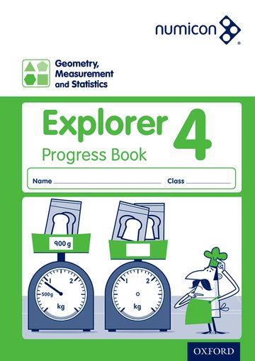 Numicon: Geometry, Measurement and Statistics 4 Explorer Progress Book