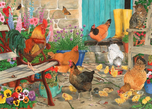 Hen Pecked 1000 Piece Puzzle