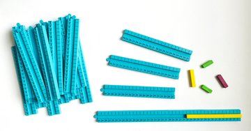 Numicon: 1-100cm Number Rod Track (5 Pack)