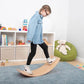 Wooden balance board