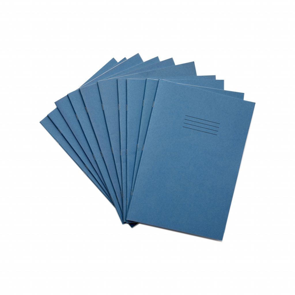 RHINO A4 Exercise Book - 8mm Lined + Margin | 80pg/10pk