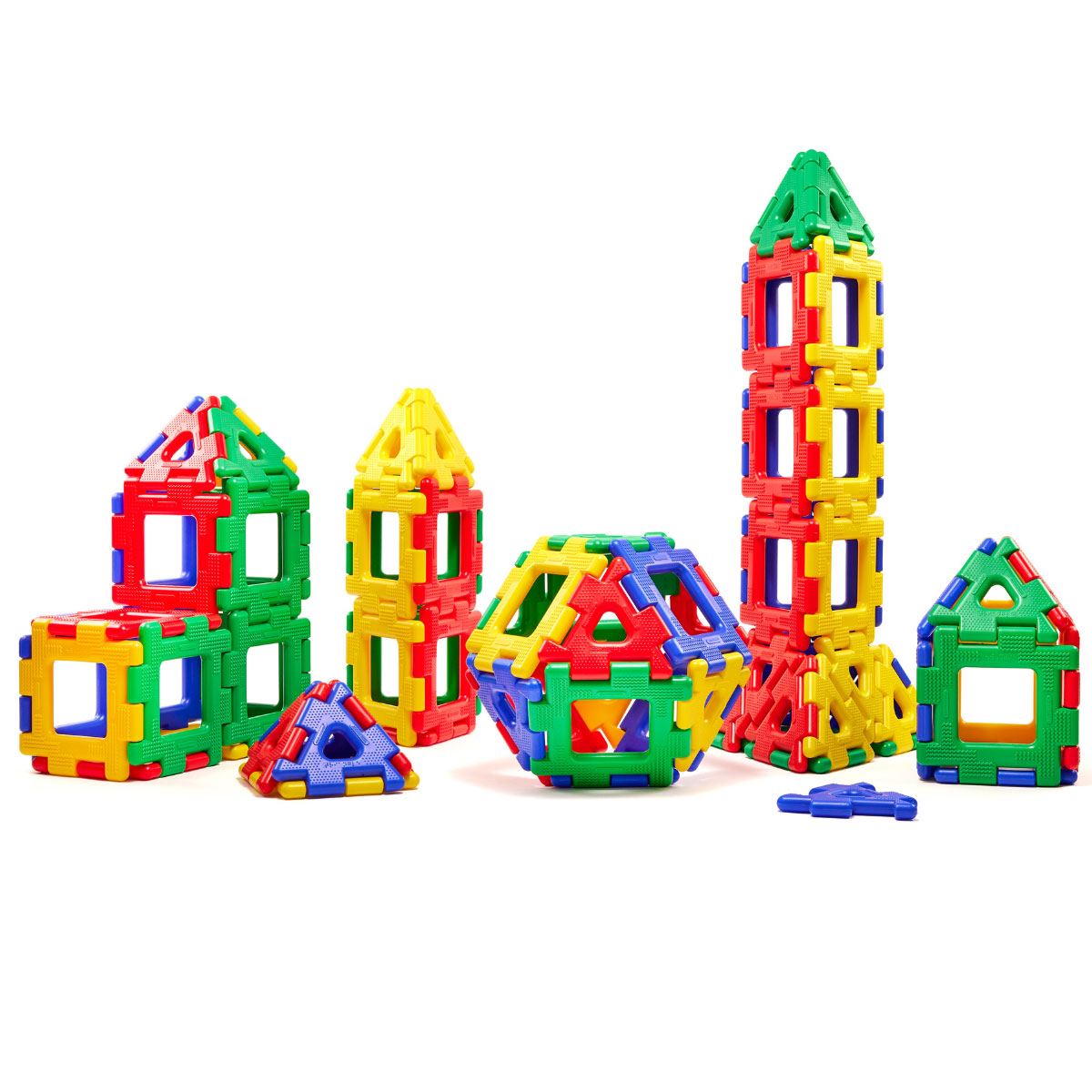 Giant Polydron Class Set – 80-Piece Large-Scale Construction Kit for Early Years Education