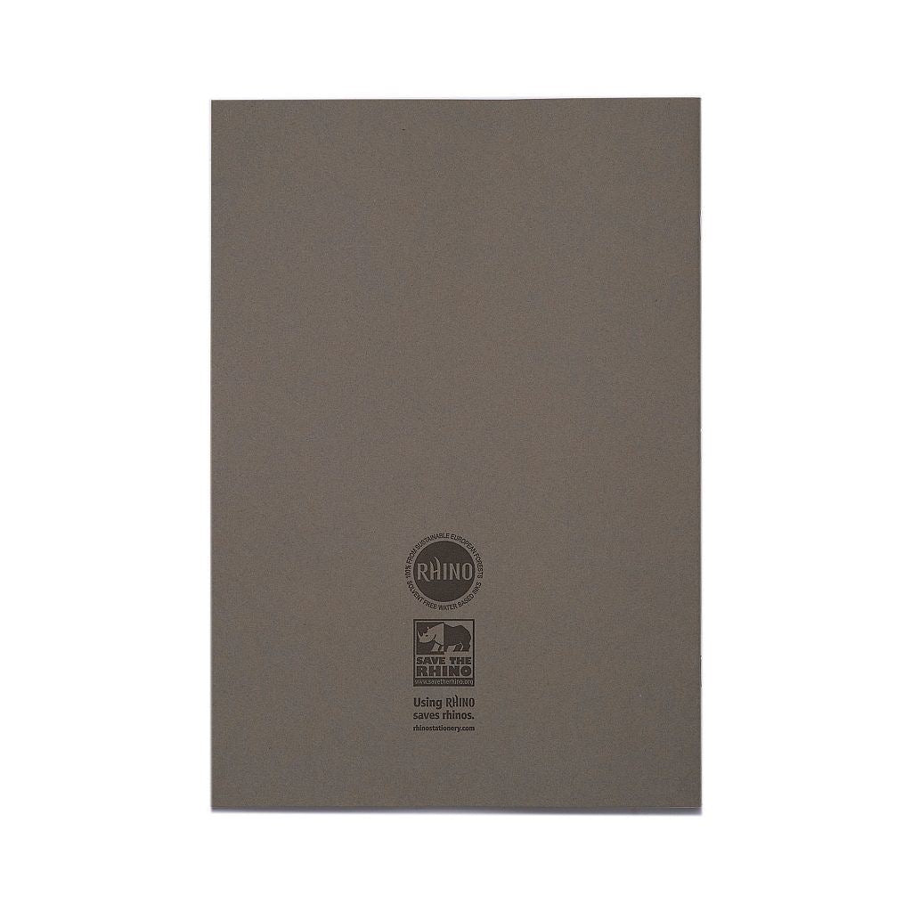 RHINO A4 Exercise Book - 8mm Lined + Margin | 80pg/10pk