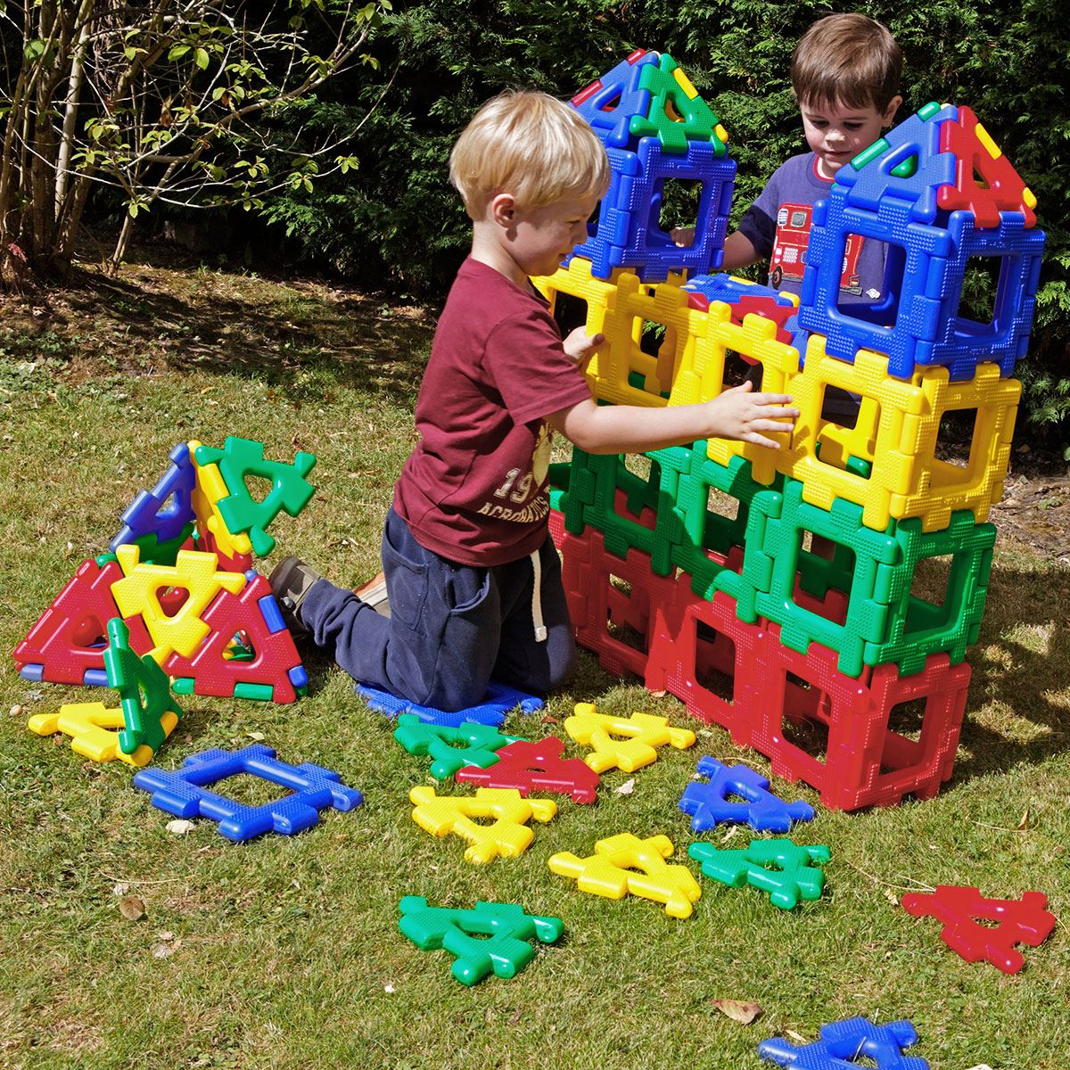 Giant Polydron Class Set – 80-Piece Large-Scale Construction Kit for Early Years Education