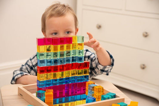 Gem cube mirror tray