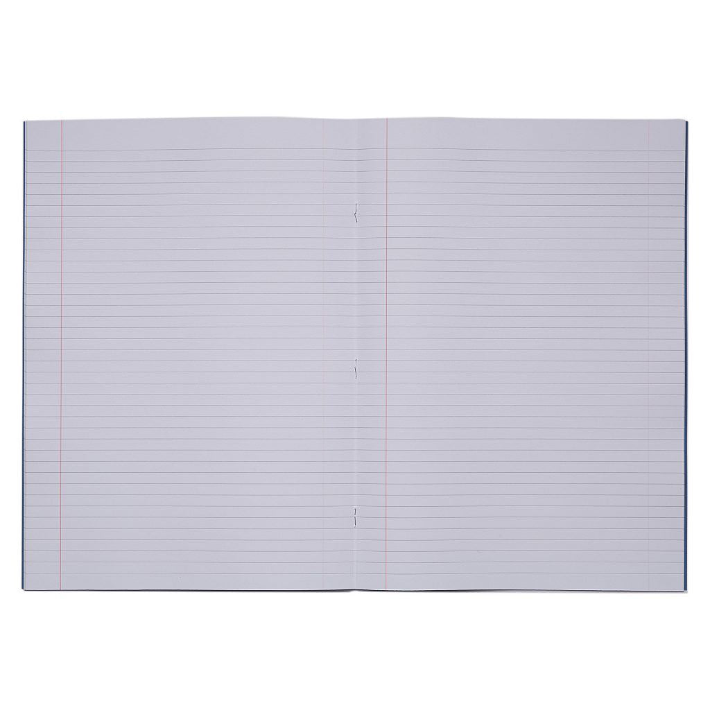 RHINO A4+ 13 x 9 Oversized Exercise Book - 8MM Lined W/ Margin |80pg/10pk