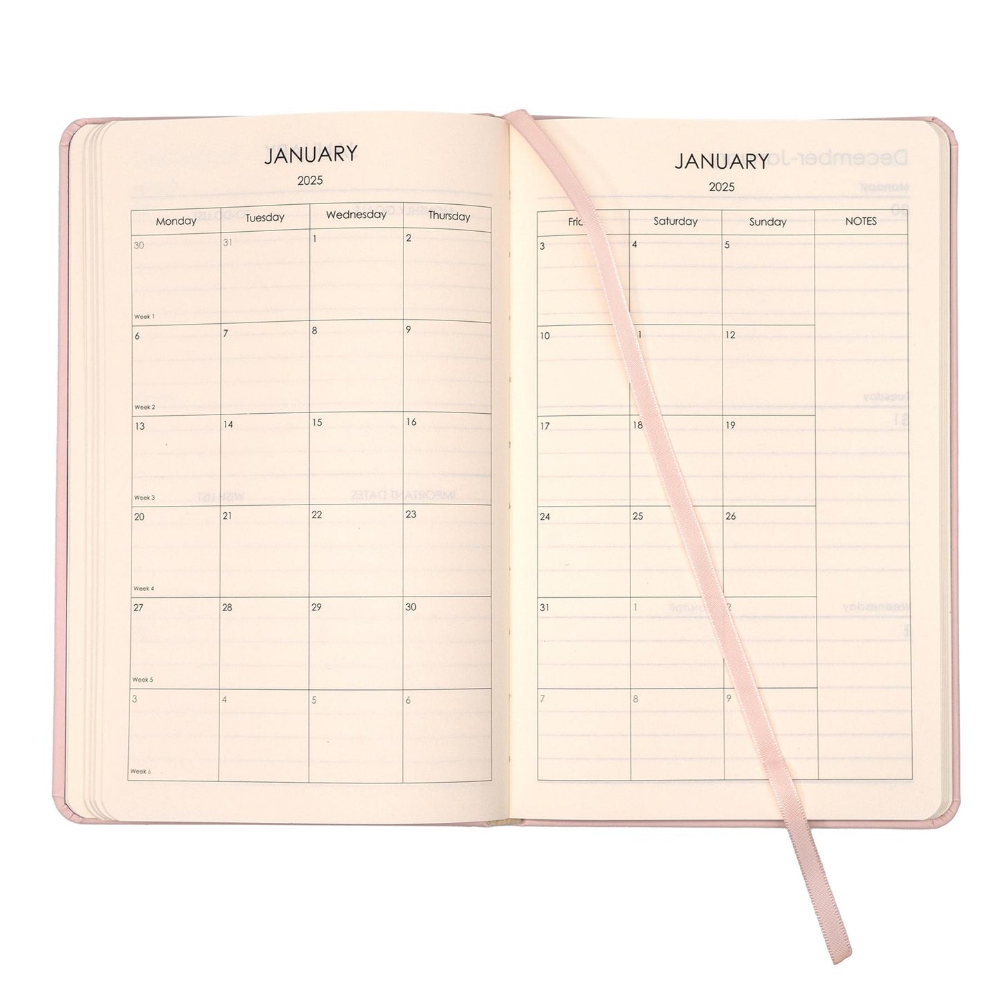 Pukka Bloom Soft Cover Academic Diary Cream