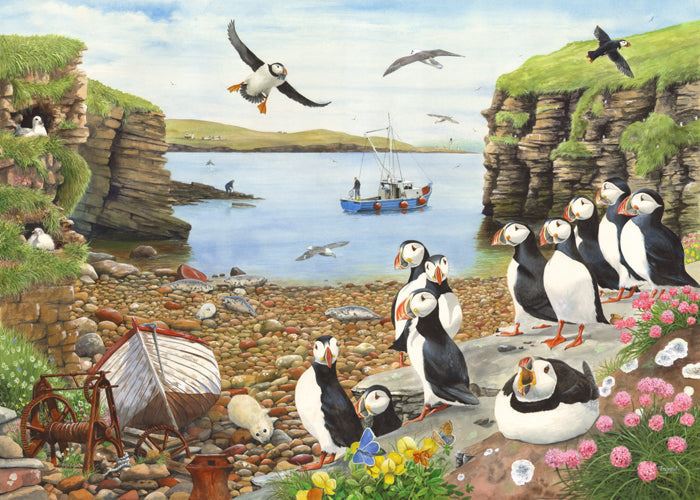 Puffin Parade BIG 500 Puzzle