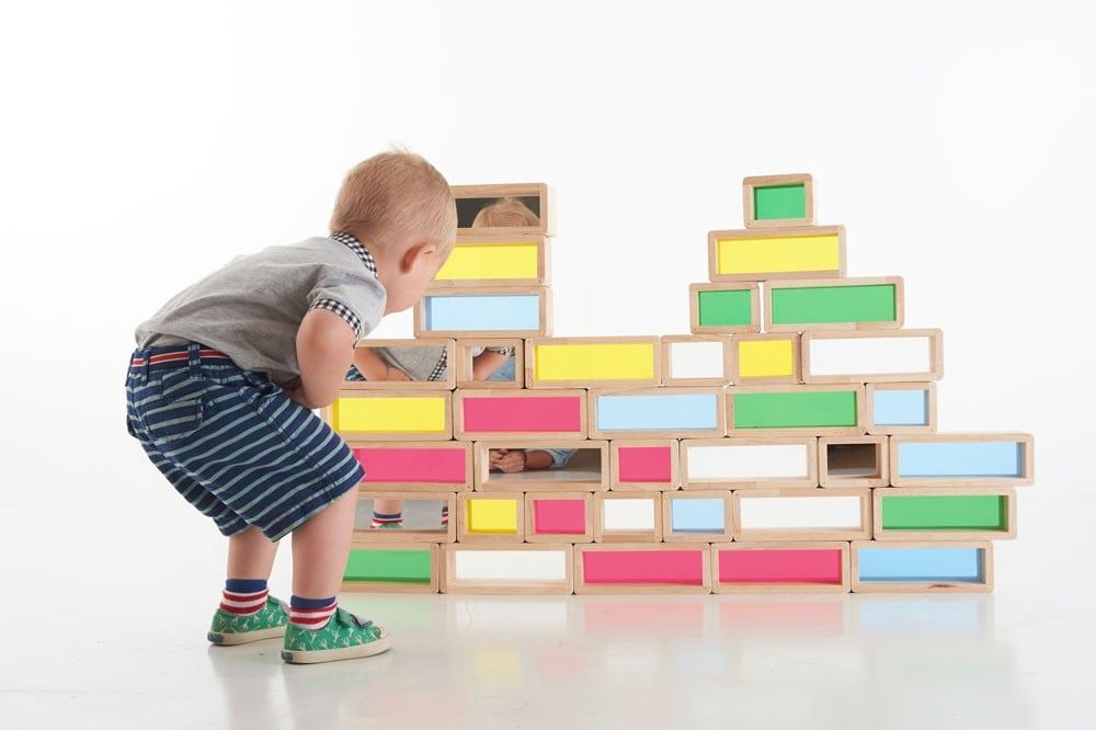 Rainbow bricks set