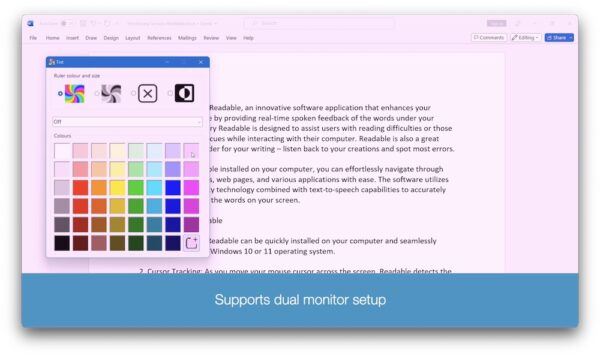 Sensory Ruler and Tint for Windows – Workplace Single User License