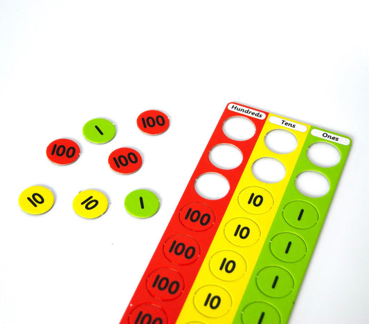 Place Value Counters & Board (Htu)