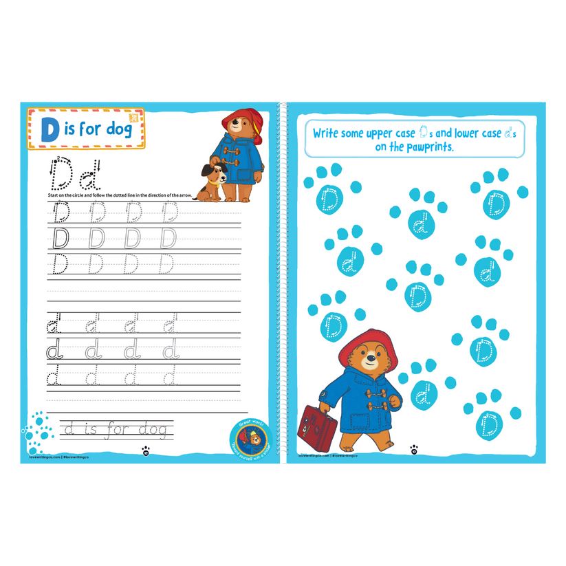 PADDINGTON™ Learn To Write The Alphabet And Handwriting Practice Activity Book: Ages 3-5