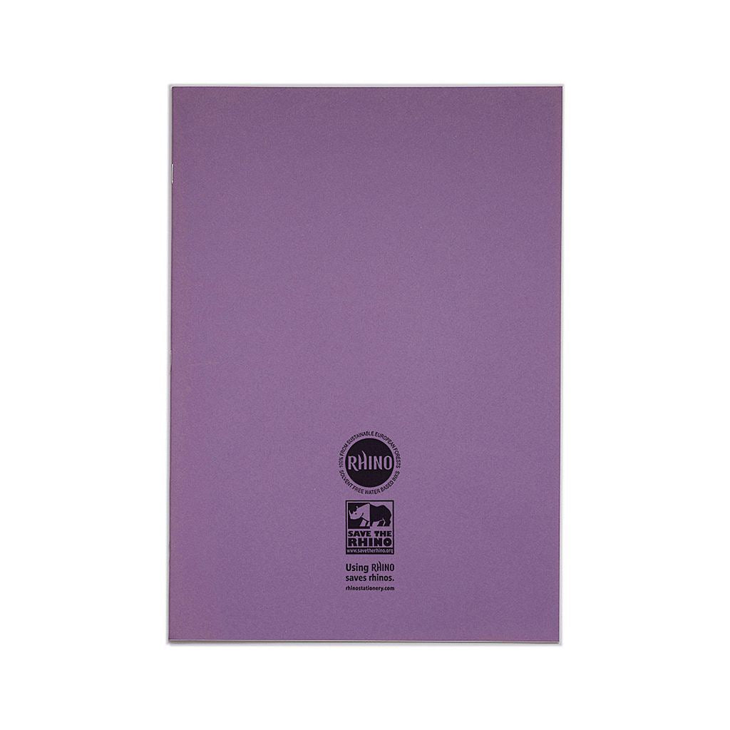 RHINO A4+ 13 x 9 Oversized Exercise Book - 8MM Lined W/ Margin |80pg/10pk