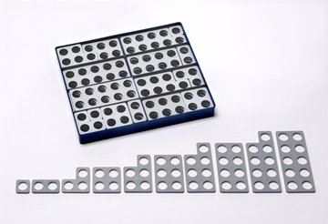 Numicon: Box of 80 Numicon Shapes (Grey)