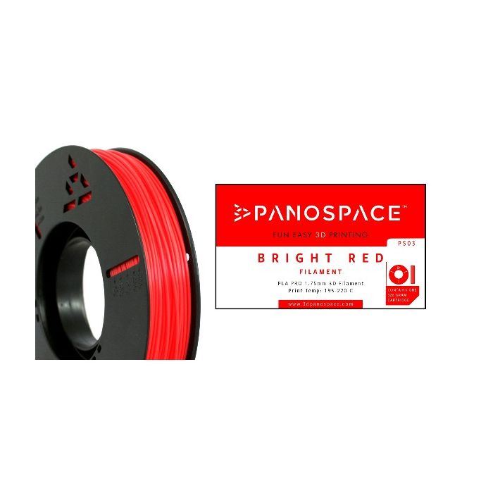 Panospace - Filament PLA 1.75mm red 300g