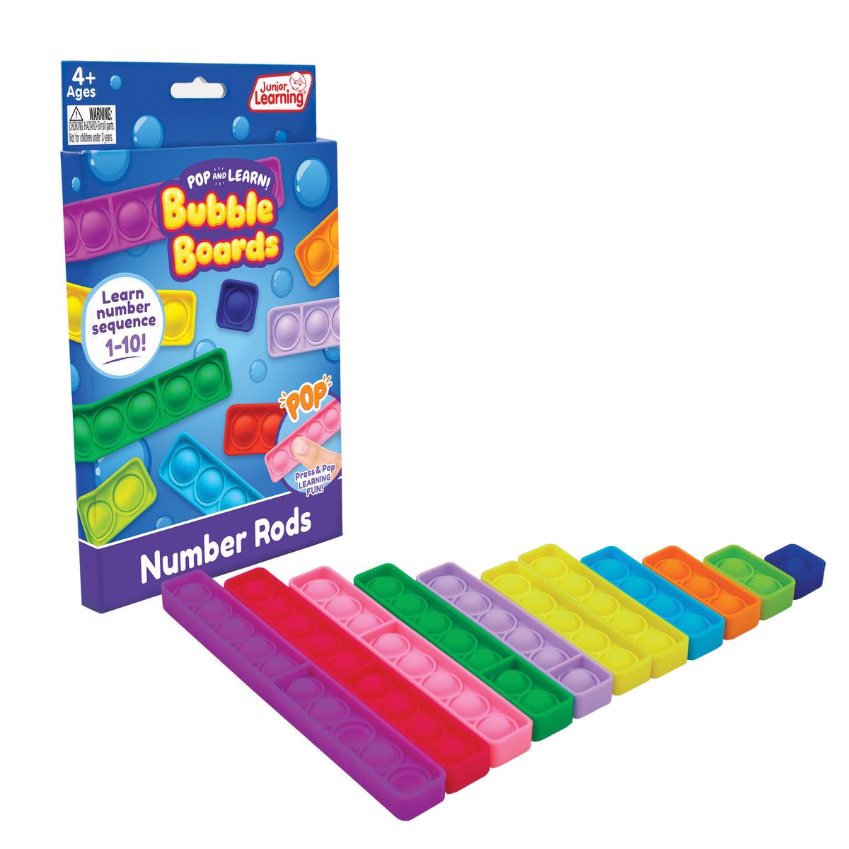 Number Rod Bubble Boards