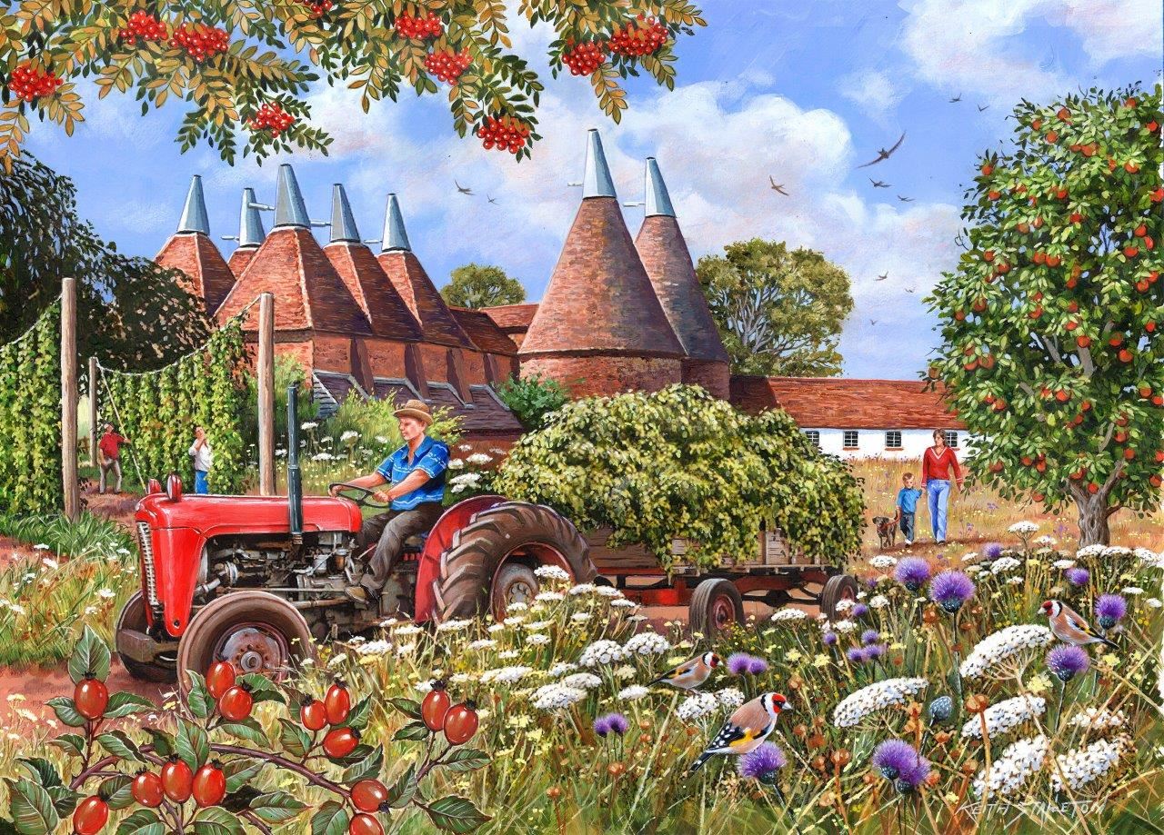 Oast Houses BIG 500 Puzzle