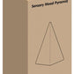 Sensory mood light pyramid