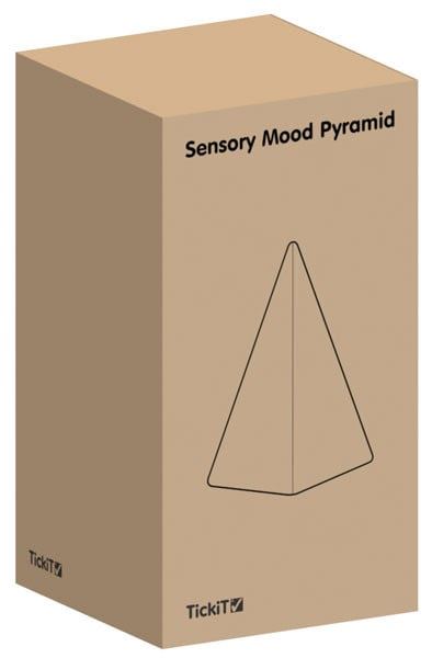 Sensory mood light pyramid