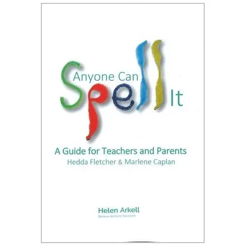 Anyone Can Spell It – A Comprehensive Guide for Teachers and Parents | The Dyslexia Shop