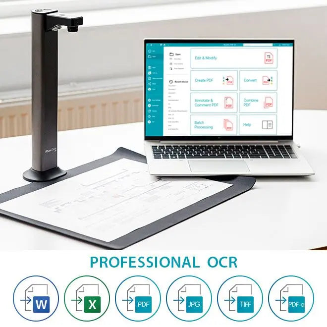 IRIScan Desk 7 Pro: High-Resolution A3 Document and Book Scanner with AI Technology | The Dyslexi...