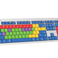 Logickeyboard Kids Learning Board ALBA Slimline Keyboard – Mac | The Dyslexia Shop