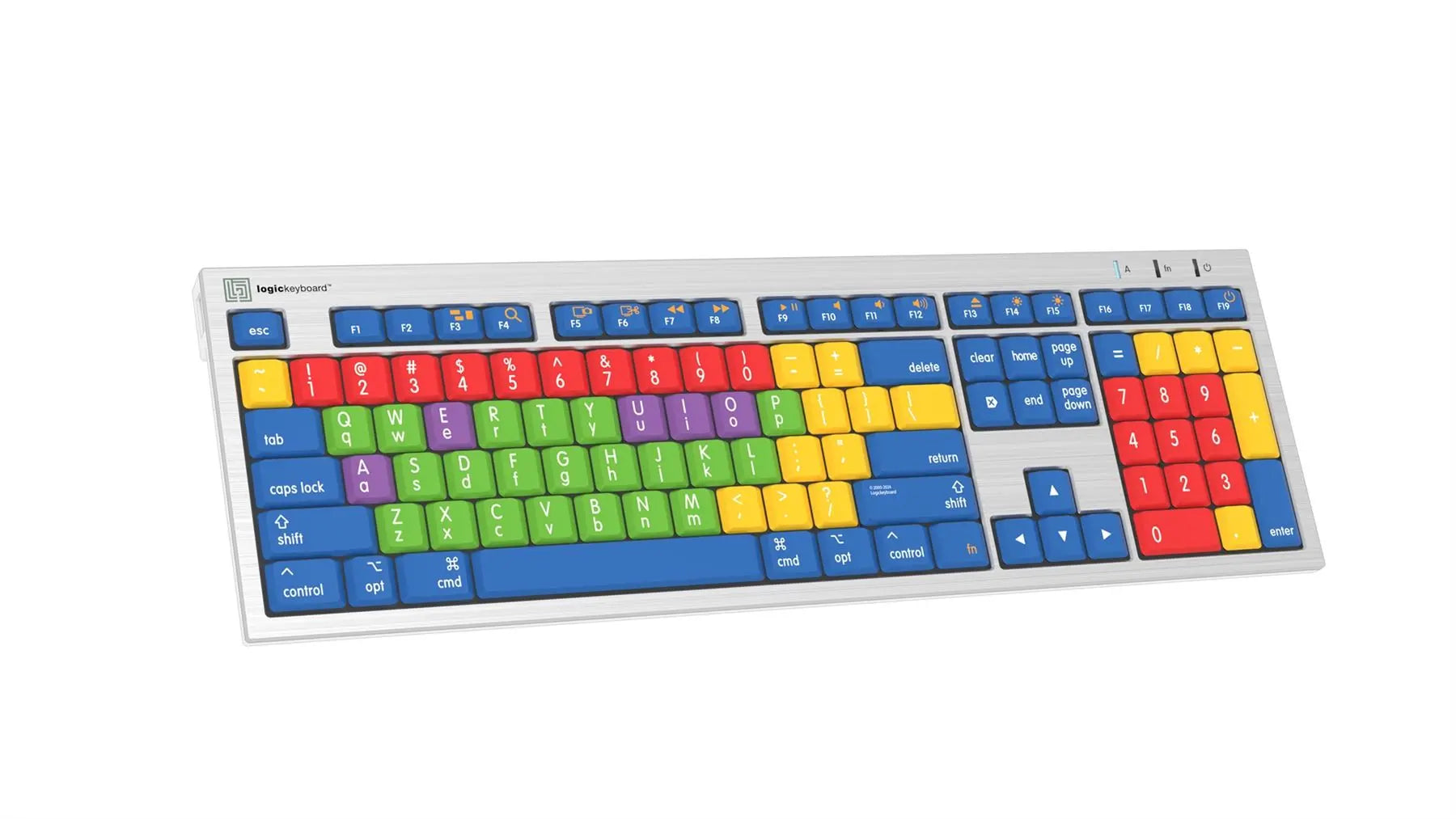 Logickeyboard Kids Learning Board ALBA Slimline Keyboard – Mac | The Dyslexia Shop