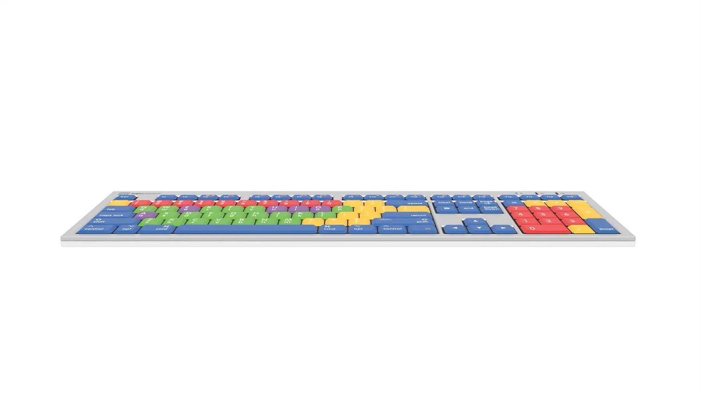 Logickeyboard Kids Learning Board ALBA Slimline Keyboard – Mac | The Dyslexia Shop