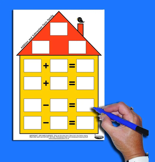 Number Facts House – Addition and Subtraction (Medium) | The Dyslexia Shop