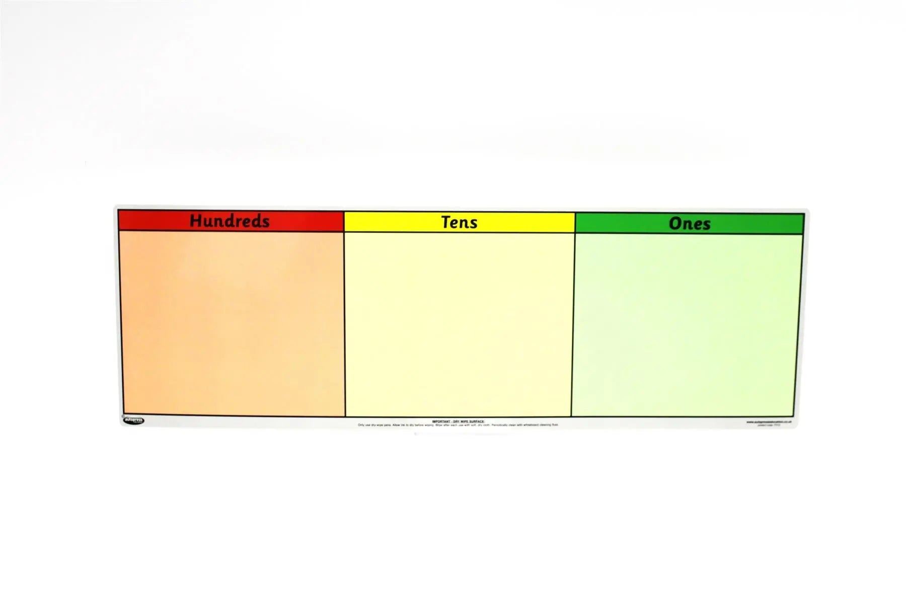 Place Value Mat (HTU) | The Dyslexia Shop