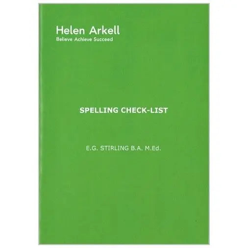 Spelling Checklist – Essential Mini Dictionary for Dyslexic Learners | The Dyslexia Shop