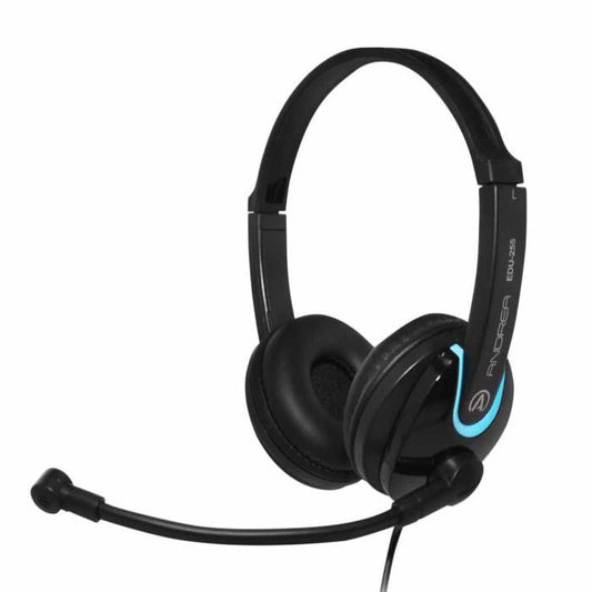 Andrea Communications EDU-255 Stereo Computer Headphones – Enhance Focus and Comfort for All Lear...