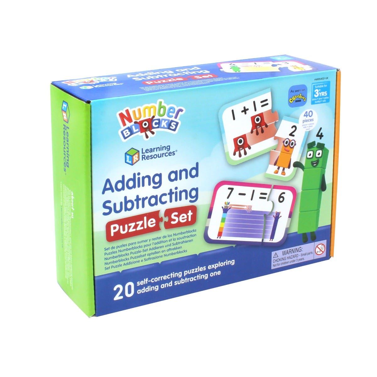 Numberblocks Adding and Subtracting Puzzle Set