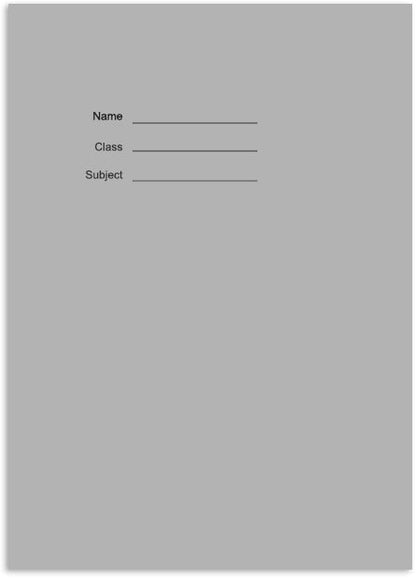 A4 White Paper Exercise Book 10 mm Lined - 48 Pages with Margin