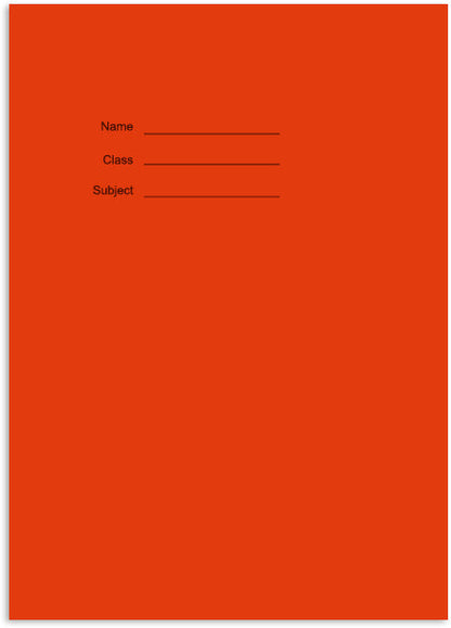 A4 White Paper Exercise Book 10 mm Lined - 48 Pages with Margin