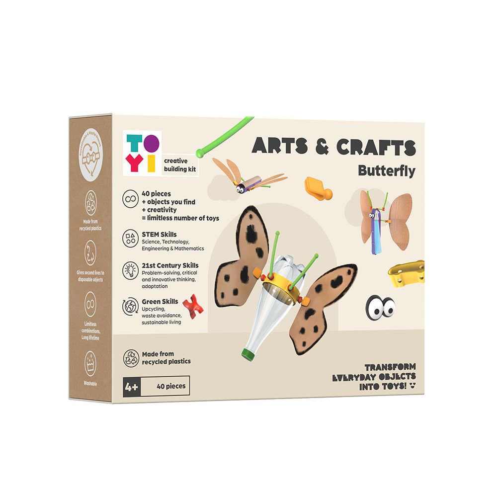 Toyi Arts and Crafts Butterfly Building Kit