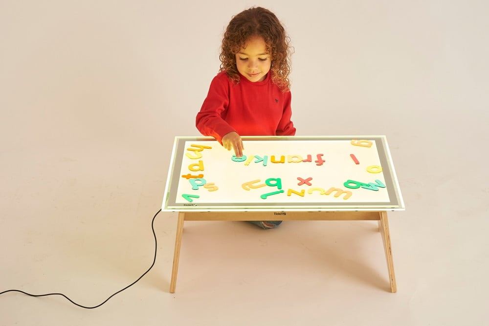 Colour changing a2 light panel & table