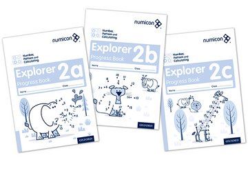 Numicon: Number, Pattern and Calculating 2 Explorer Progress Books ABC (Mixed pack)