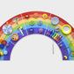 Rainbow activity wall toy