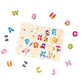 Early Learning Wooden Puzzles Assorted Vehicles, Letters, And Numbers