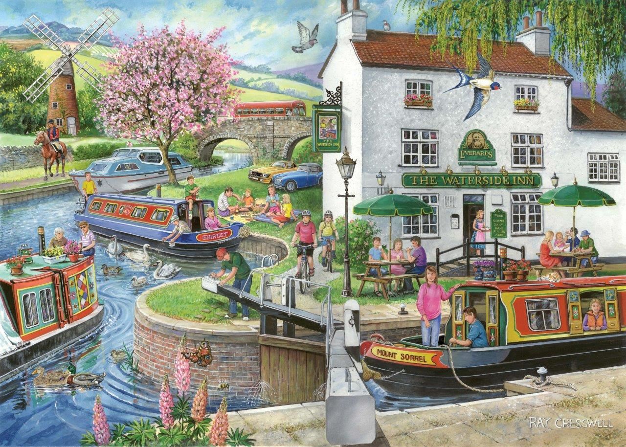 No.6 - By The Canal 1000 Piece Puzzle