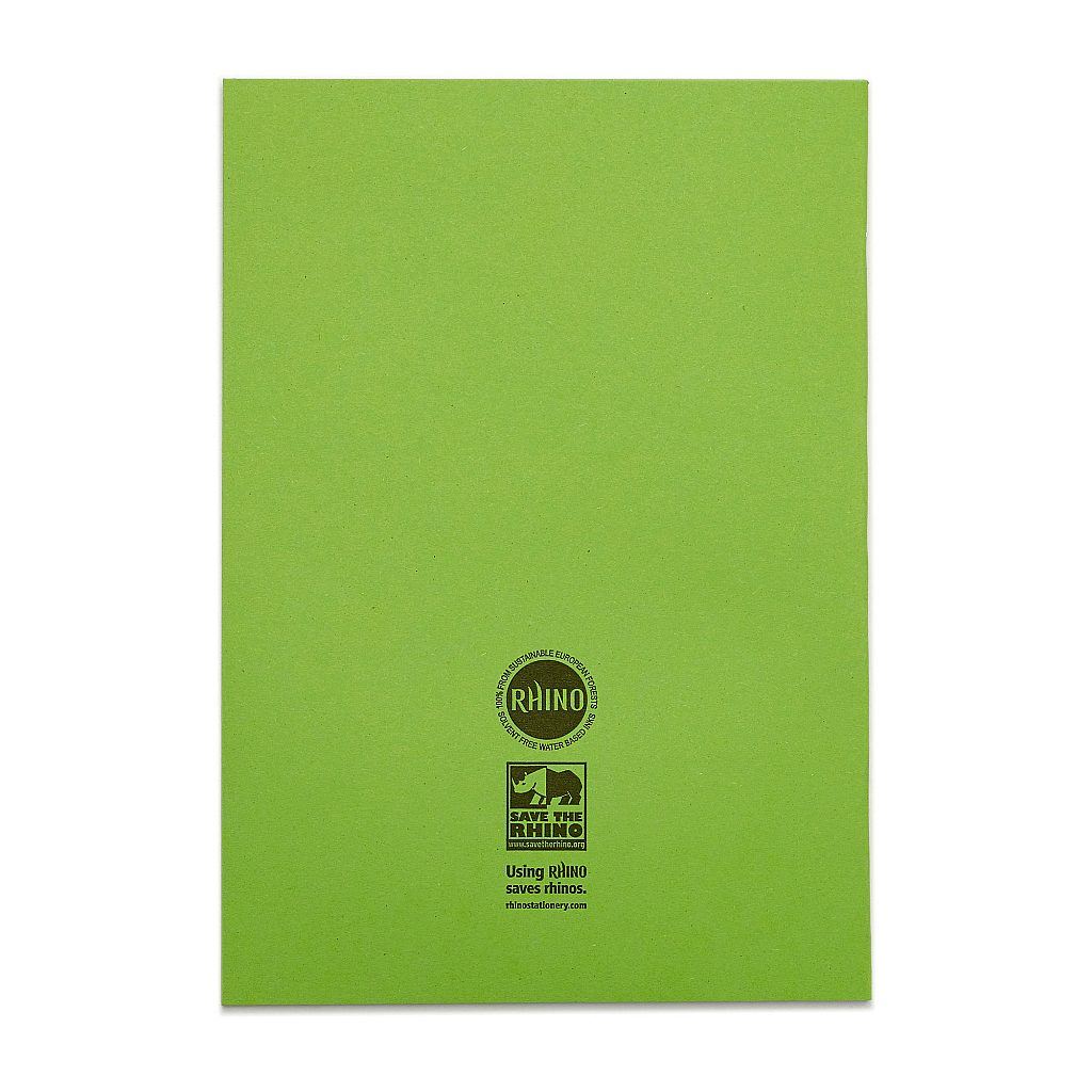 RHINO A4 Exercise Book - 6MM Lined Margin | 80pg/10pk