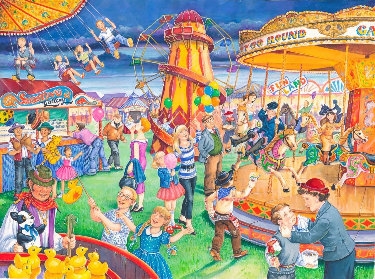 Fairground Rides BIG 250 Puzzle