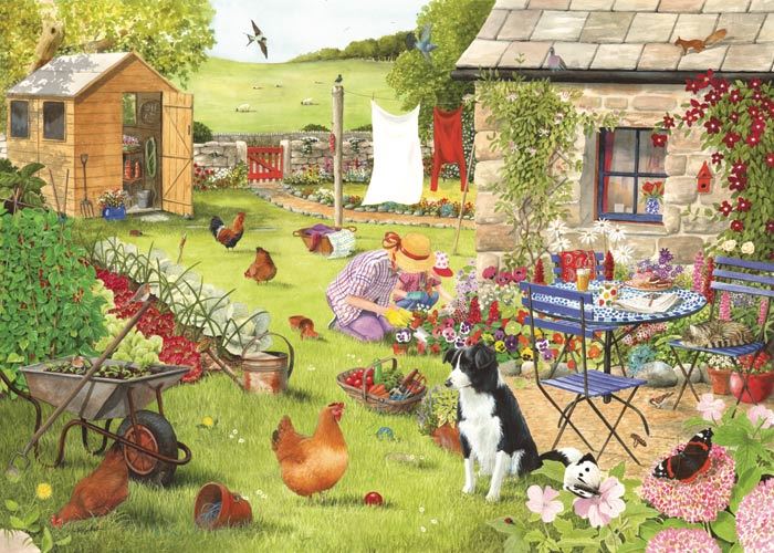 Grandma's Garden BIG 500 Puzzle